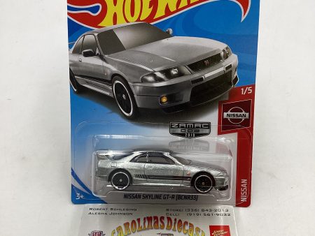 2019 Hot Wheels #006 Zamac Nissan Skyline GT-R R33 (BCNR33) Hot on Sale