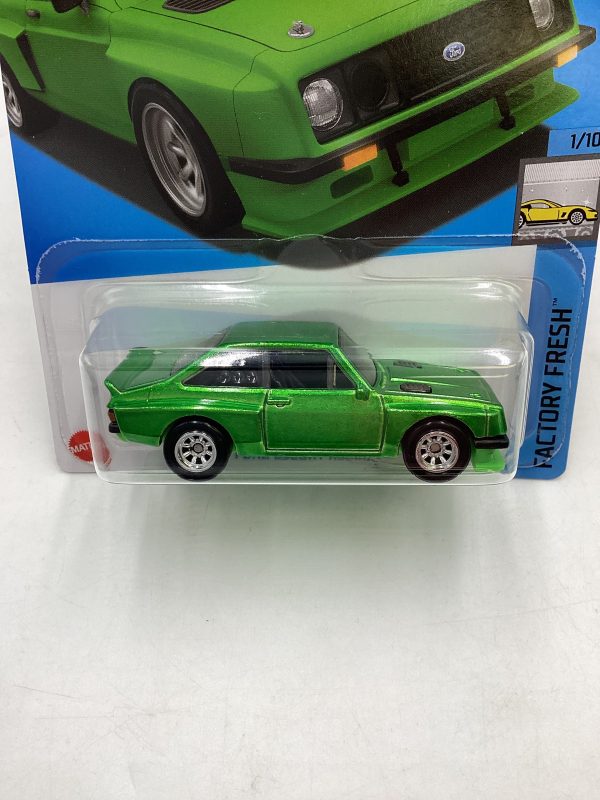 2024 Hot Wheels #23 Ford Escort RS2000 Green Super Treasure Hunt with protector Fashion