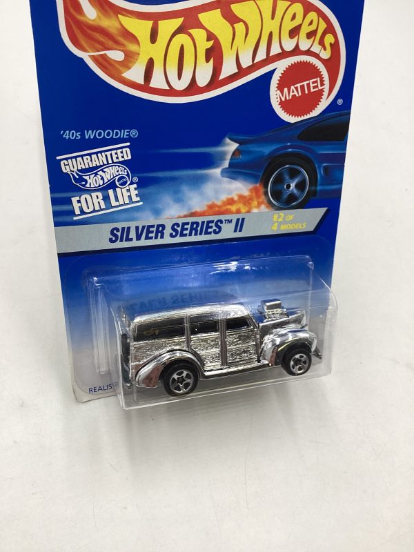 1996 Hot Wheels #421 Silver Series II 2 4 40’s Woodie 19C Fashion