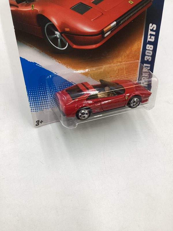 2011 Hot Wheels #128 Red Ferrari 308 GTS with protector Fashion