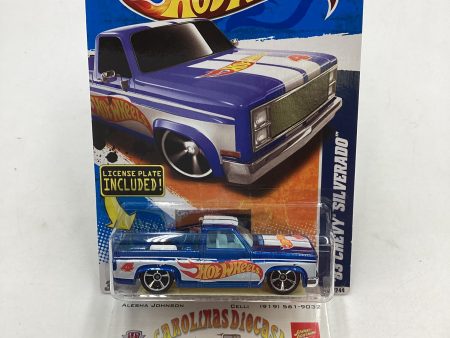 2011 Hot Wheels #156 VHTF License Plate 83 Chevy Silverado with protector Discount