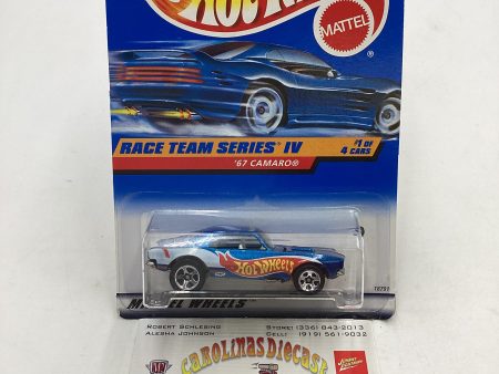 1997 Hot Wheels #725 Race Team Series IV 1 4 ‘67 Camaro 18D Discount