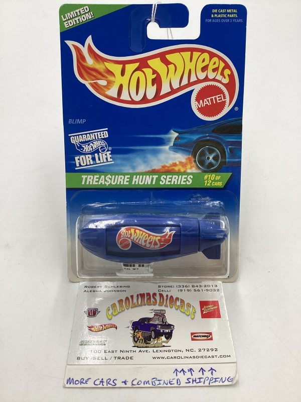 1997 Hot Wheels Treasure Hunt 10 12 Blimp #587 274C Hot on Sale