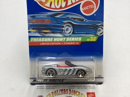 1998 Hot Wheels Treasure Hunt 11 12 Stingray III #759 277F For Discount