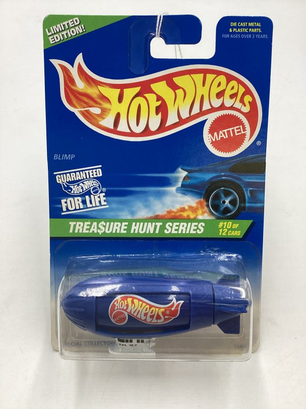 1997 Hot Wheels Treasure Hunt 10 12 Blimp #587 274C Hot on Sale