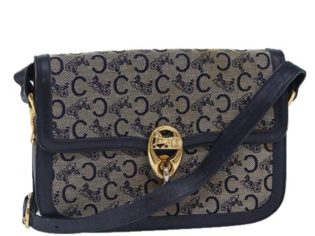 CELINE C saluki Shoulder Bag Navy bs16835 Online