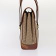 CELINE Macadam Canvas Hand Bag Beige Gold 86426 Online Hot Sale