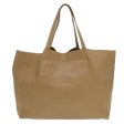 CELINE Horizontalkava Tote Bag Leather Brown Gold hk1577 Fashion