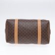 CELINE Macadam Canvas Hand Bag PVC Leather Brown 93554 Cheap