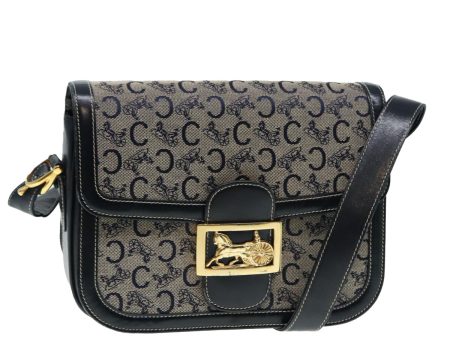 CELINE C Sulky Shoulder Bag Navy Gold ep5332 Online Hot Sale