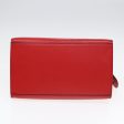 CELINE Trapeze Hand Bag Leather Suede 2way Red Gold 85397 Online