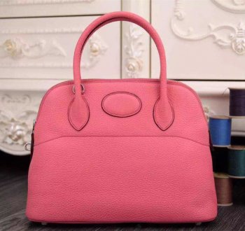 Hermes Bolide 31cm Togo Leather Pink Bag Discount