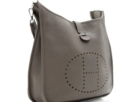 Hermes Taurillon Clemence Evelyne III PM Shoulder Bag (SHF-20581) Online Sale