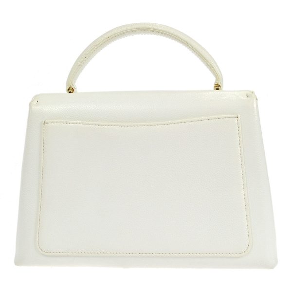 CHANEL 1997-1999 Kelly 25 White Caviar Online Hot Sale