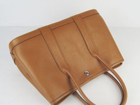 Hermes Garden Party Handbag H2805 Light Coffee Online