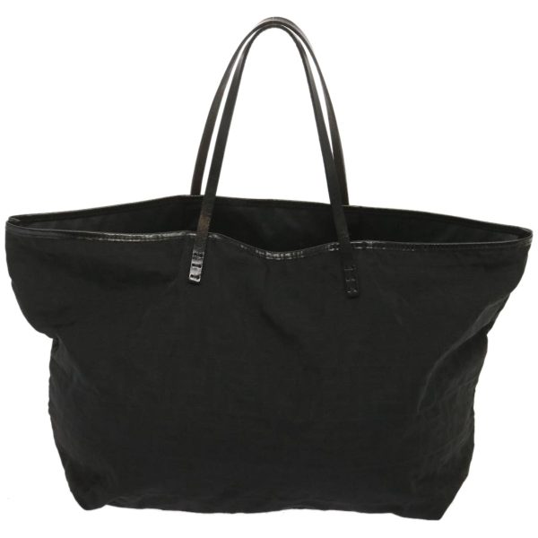 FENDI Zucca Canvas Tote Bag Black  hk1174 on Sale