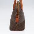 CELINE Macadam Canvas Hand Bag PVC Leather Brown Gold 85803 Online Sale