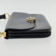 CELINE Horse Carriage Hand Bag Leather Navy yk15581 Online Sale