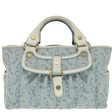 CELINE C Macadam Canvas Hand Bag Light Blue ep5994 For Discount