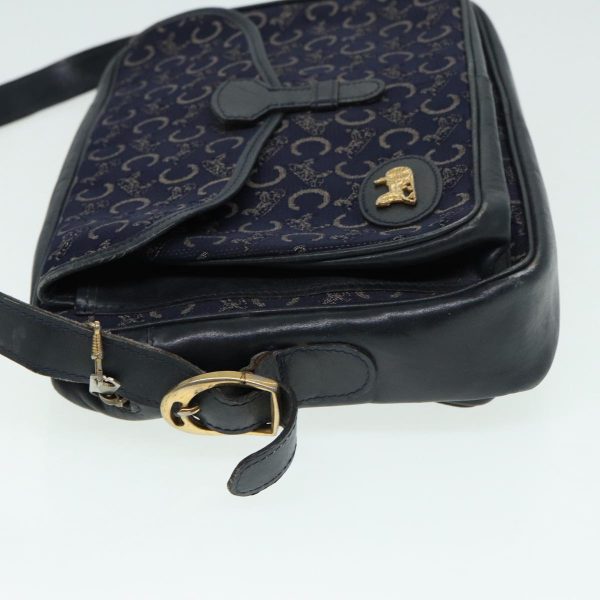 CELINE C saluki Shoulder Bag Navy bs16836 Cheap