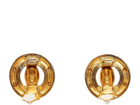 Chanel CC Clip-on Earrings (Cam64b) Sale