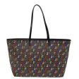 FENDI Zucchino Canvas Tote Bag Multicolor  74808 on Sale