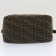 FENDI Zucchino Canvas Mamma Baguette Shoulder Bag Black Brown  ep3562 Discount