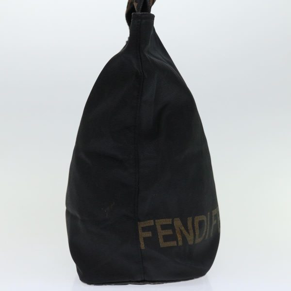 FENDI Hand Bag Canvas Black  yk11128 For Cheap