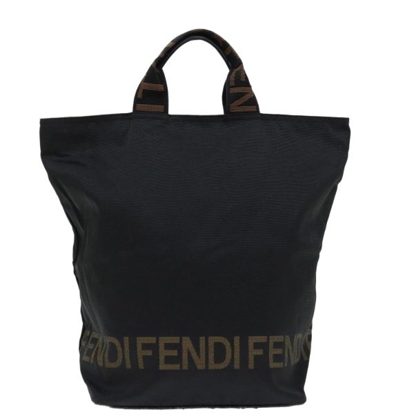 FENDI Hand Bag Canvas Black  yk11128 For Cheap