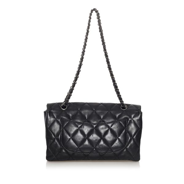 Chanel 3 Bag Lambskin Leather Flap Bag (36390) Hot on Sale