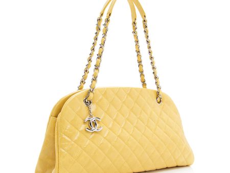 Chanel Aged Calfskin Just Mademoiselle Bowling Bag (19391) For Cheap