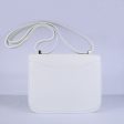 Hermes Constance Cowskin Leather Bag H017 white golden Online Hot Sale