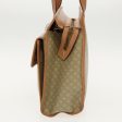 CELINE Macadam Canvas Tote Bag Coated Canvas Beige yk15545 Sale