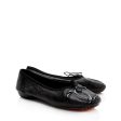 Chanel Quilted Leather Cambon Ballet Flats - Size 7   37 (18122) Sale