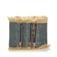 Chanel CC Denim Fringe Bracelet (26105) For Cheap