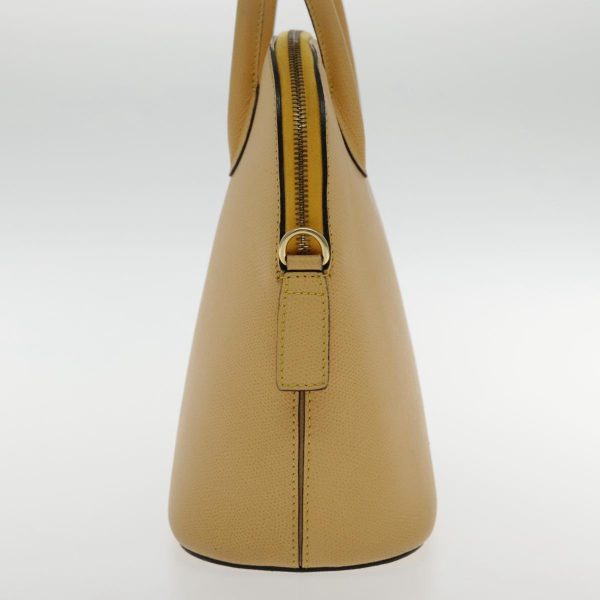 CELINE Hand Bag Leather Yellow Gold 94782 Online Hot Sale