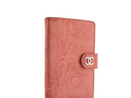 Chanel Patent Leather Camellia CC L-Double Wallet (20612) Discount