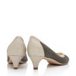 Chanel Calfskin Fishnet Pearl CC Peep Toe Pumps - Size 8.5   38.5 (vEnp7b) Online Sale