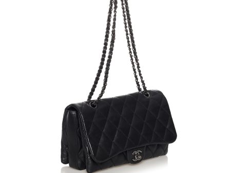 Chanel 3 Bag Lambskin Leather Flap Bag (36390) Hot on Sale