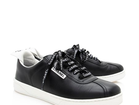 Chanel Calfskin Classic Sneakers - Size 7   37 (19557) Hot on Sale