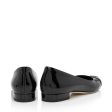 Chanel Patent Calfskin CC Cap Toe Ballet Flats - Size 8.5   38.5 (SGOQ3I) Hot on Sale