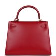 Top Quality Hermes Kelly Sellier 28 Rouge Vif Tadelakt Gold Hardware Supply