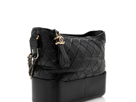 Chanel Aged Calfskin Gabrielle Medium Hobo (20633) on Sale