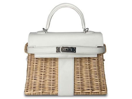 Top Quality Hermes Kelly Designer Bag in white K20 Online Sale