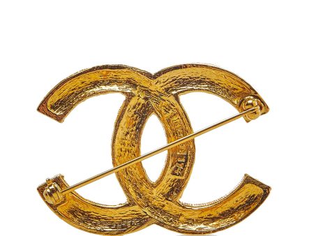 Chanel CC Rhinestone Brooch (0NyesH) Sale